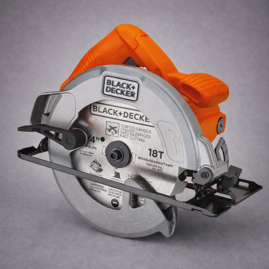 Sierra Circular 7 1/4" 1400W Black and Decker CS1004-B2C