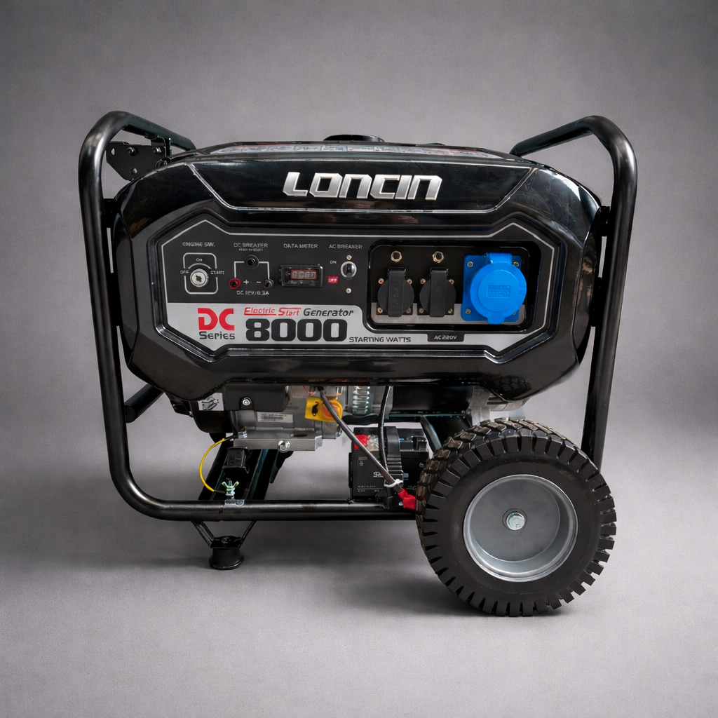 Generador LONCIN LC8000DF 7,0 kW Partida Eléctrica C/Batería
