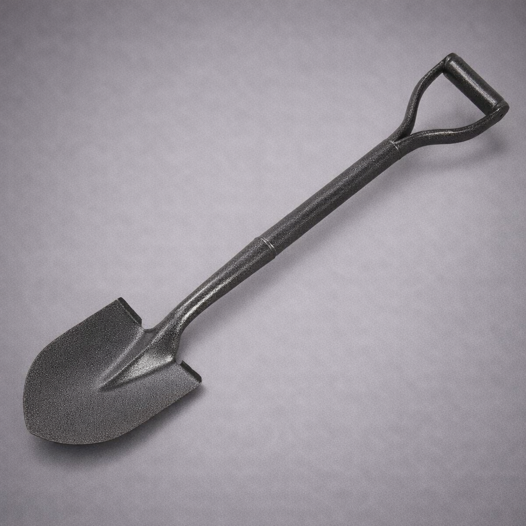 Pala Punta Huevo Acero
