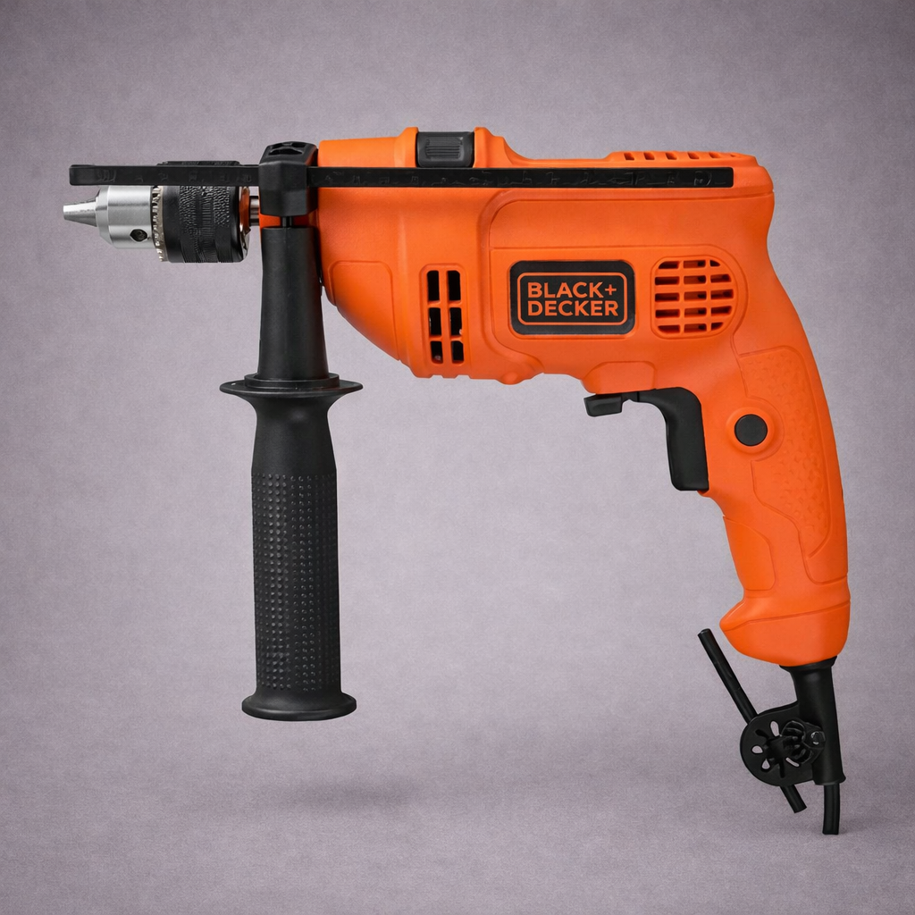 Taladro Percutor Black & Decker Hd555 - 550w