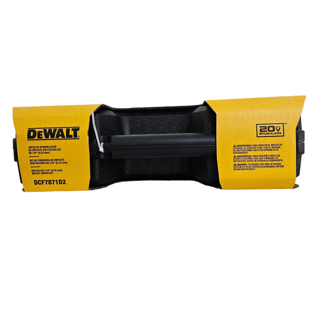 Kit Atornillador Impacto DEWALT 1/4" 20V DCF7871D2