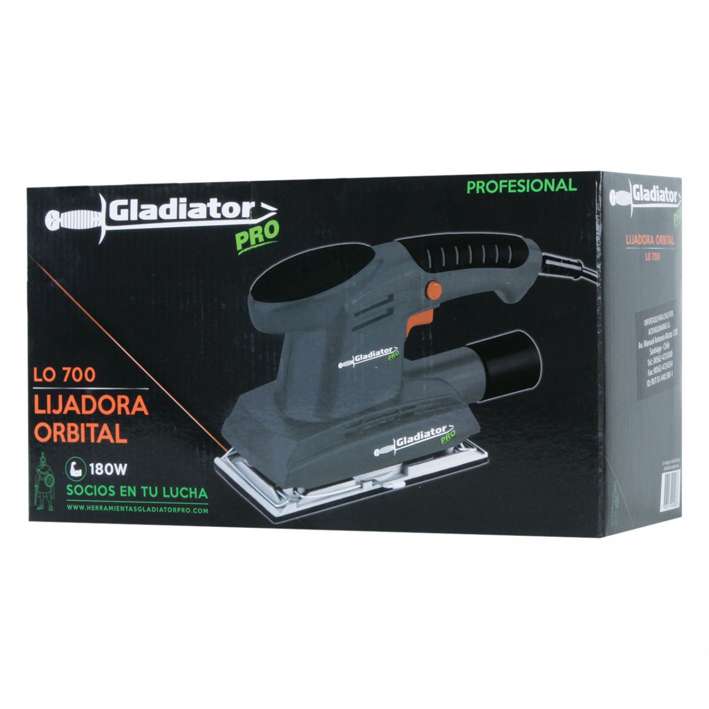 LIJADORA ORBITAL 90x187mm 180w LO 700