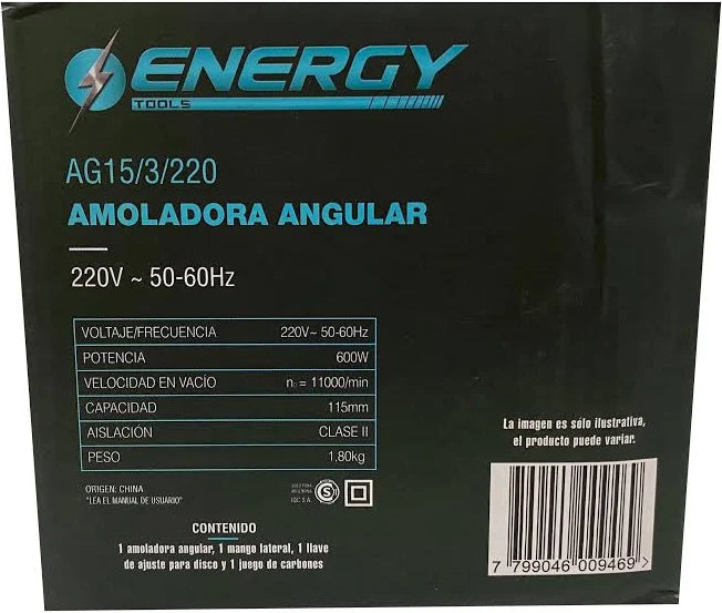 Esmeril Angular 4 1/2" 600W