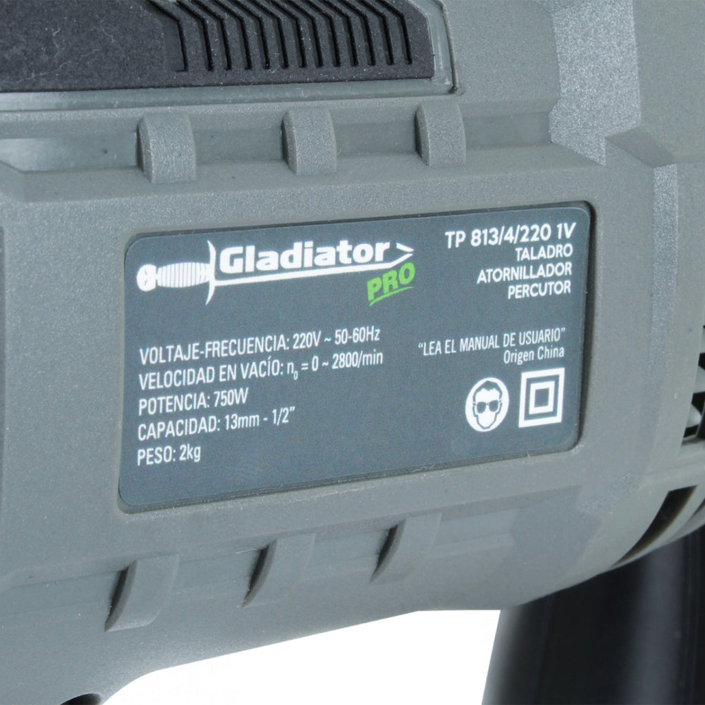 TALADRO PERCUTOR 13mm 750w