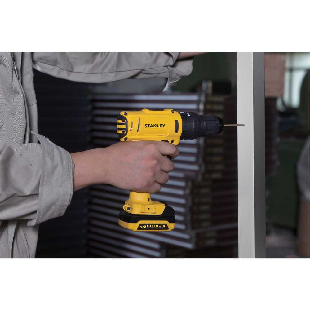 Taladro Percutor Inalámbrico 3/8” (10mm) 12V +101 Acc.+ 2 Baterías + Cargador